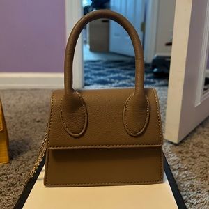 Brown Bag with Crossbody chain